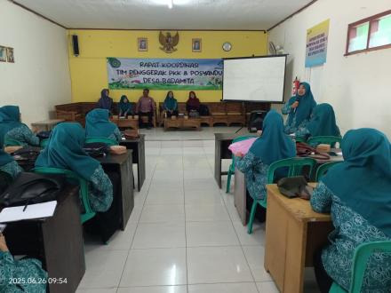 RAKOR TP PKK BULAN JUNI FOKUS PADA KEGIATAN TRIBINA